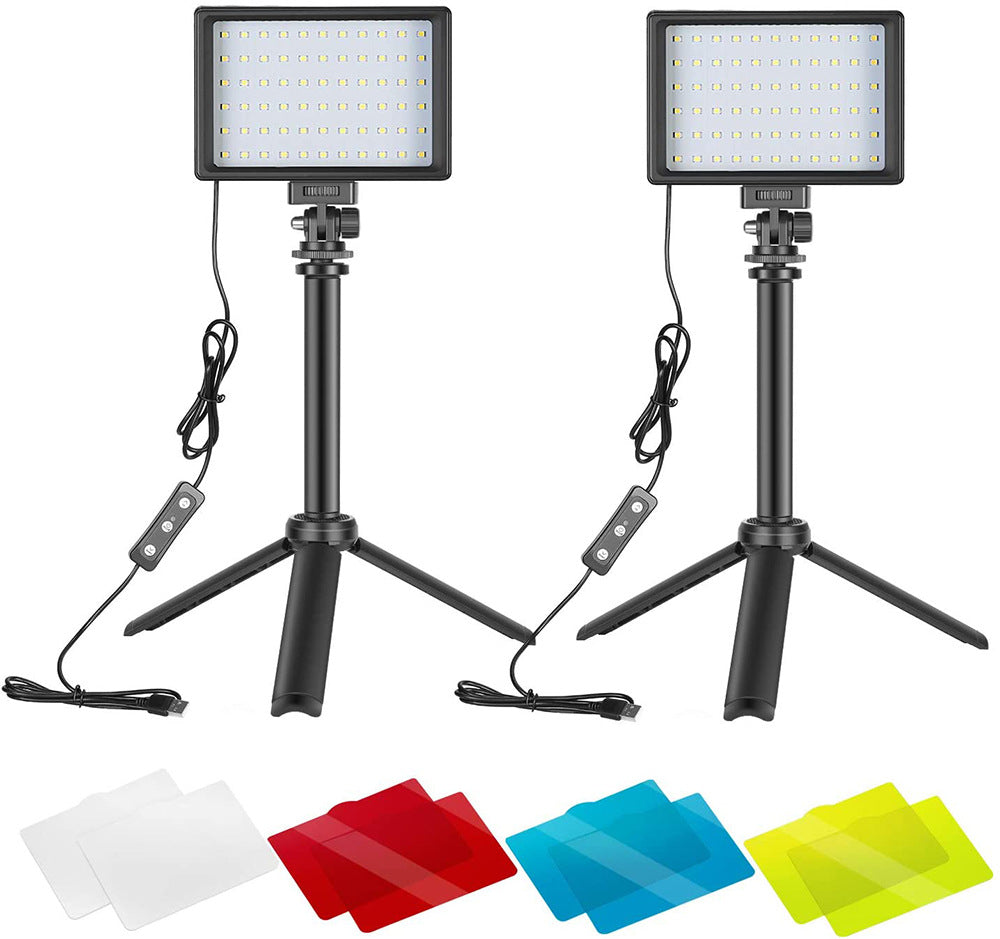 USB LED-Panel Set mit Mini-Stativen · 2 Stück – Bild 5 | LuxeStyle