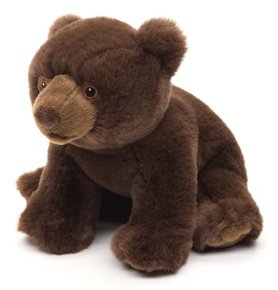 Plüsch Bär braun dunkel 18 cm