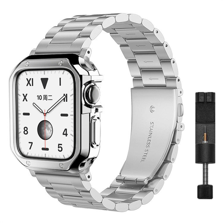 Edelstahlarmband mit TPU-Gehäuse für Apple Watch – Bild 5 | LuxeStyle