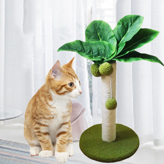 Sisal-Katzenbaum Smaragdgrün