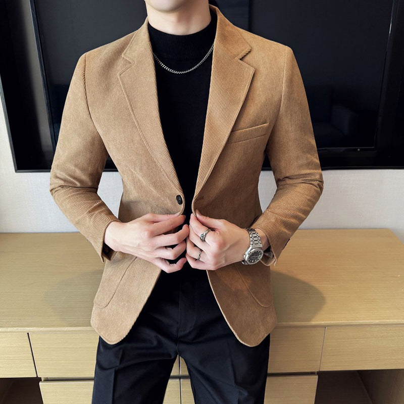 Corduroy Blazer für Herren – Frühlings-Herbstjacke – Bild 9 | LuxeStyle