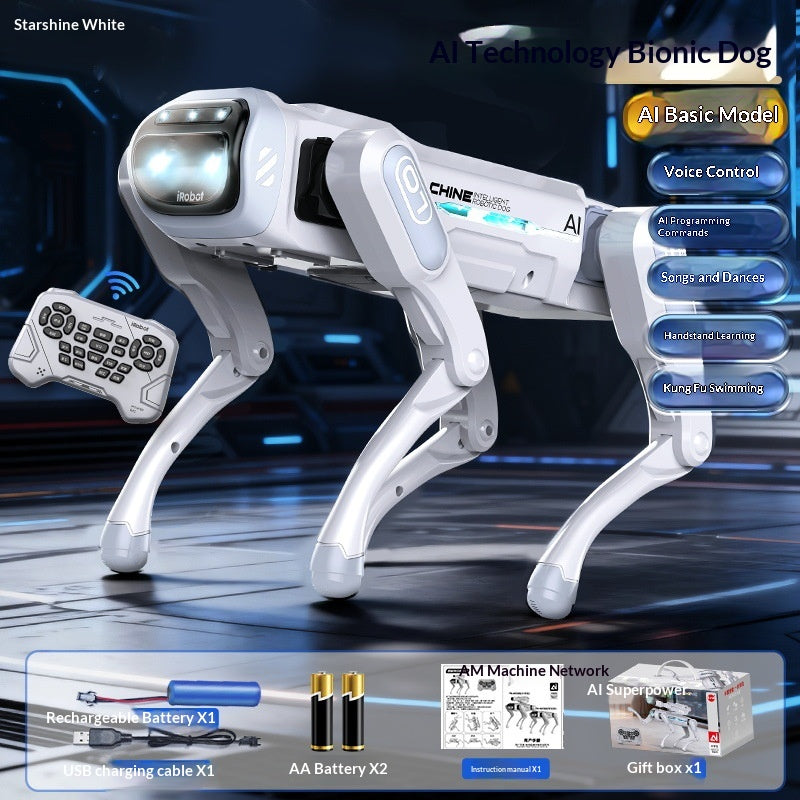 Smarter Roboterhund mit Fernsteuerung