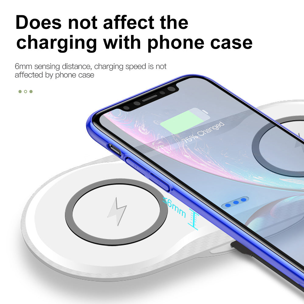 Drahtloses Dual-Ladegerät für Smartphones