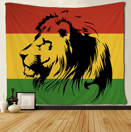 Reggae-Lion-Wandteppich