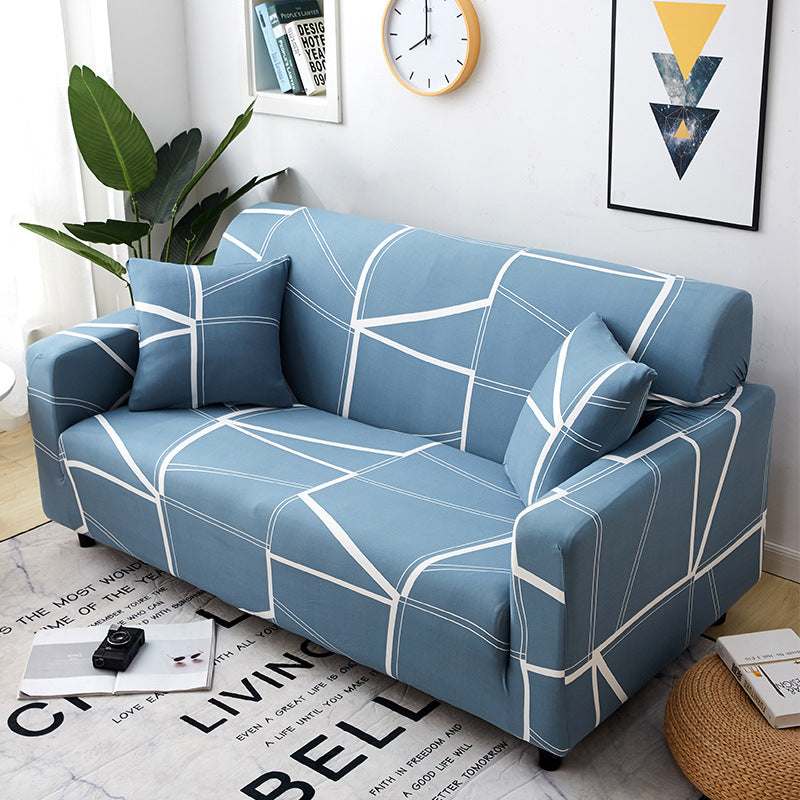 Elastischer Sofaüberzug aus Stoff – Bild 4 | LuxeStyle