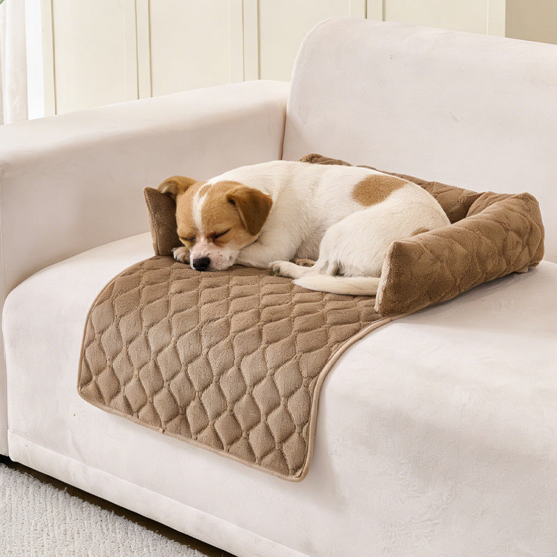 Beruhigendes Haustierbett im Sofa-Stil