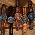 Herrenuhr aus Holz
