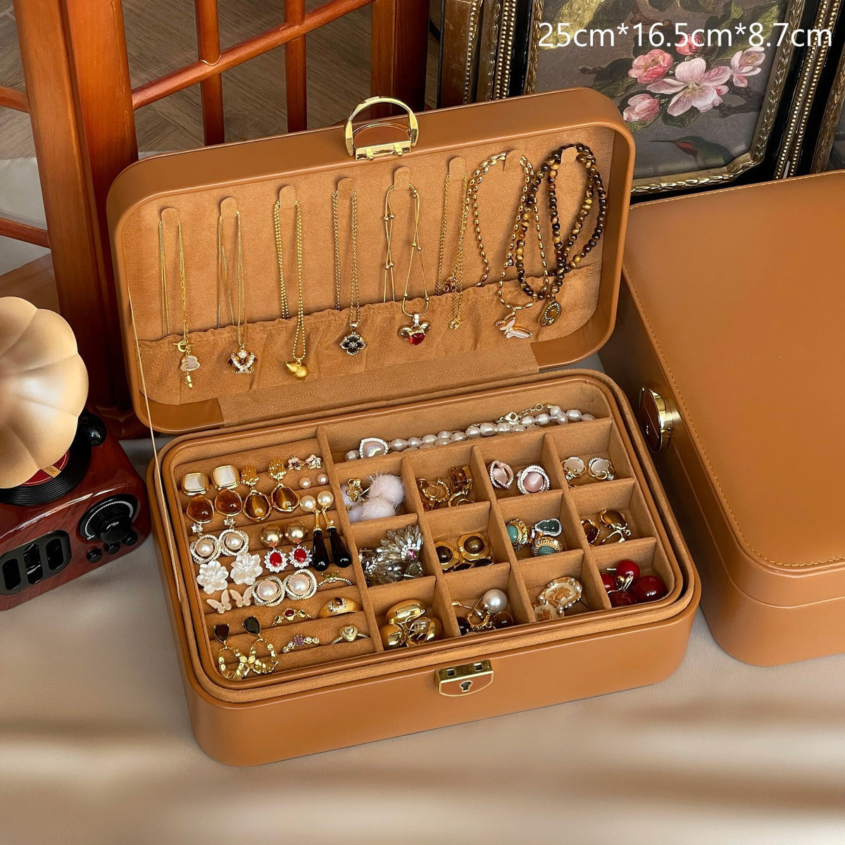 Vintage Schmuckkassette mit viel Stauraum – Bild 3 | LuxeStyle