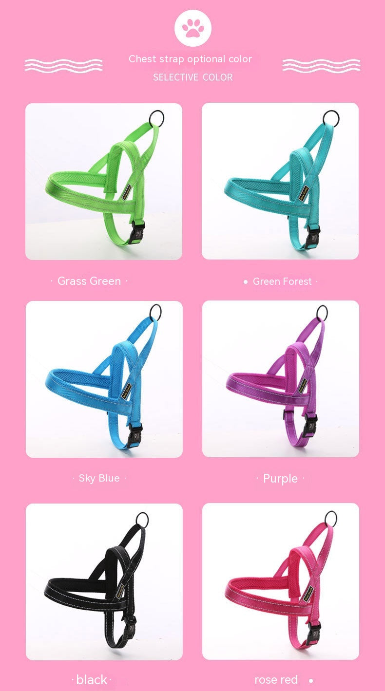 Reflektierendes Nylon-Brustgeschirr mit Leuchtstreifen – Bild 8 | LuxeStyle