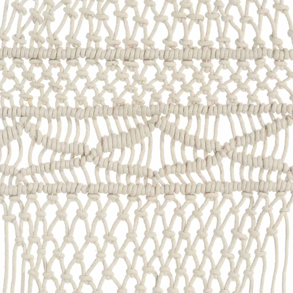 Macrame-Gardine aus Baumwolle