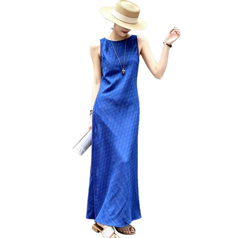 Ärmelloses Casual-Kleid im Vintage-Stil