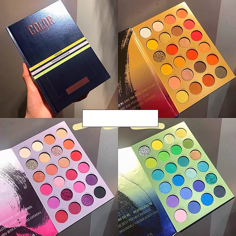 Wasserdichte Glitzer-Matte Lidschatten-Palette – Bild 5 | LuxeStyle