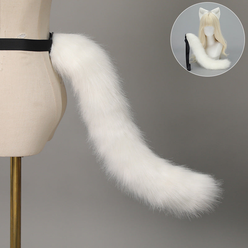 DIY Katzenohren-Haarreif und Katzenschwanz-Set