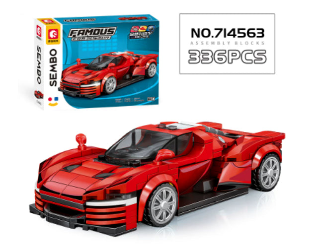 Baustein Rennauto Bausatz für Kinder