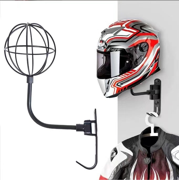 Motorradhelm-Wandhalter