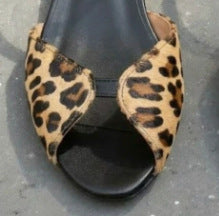 Damen-Sandalen aus Wildlederimitat