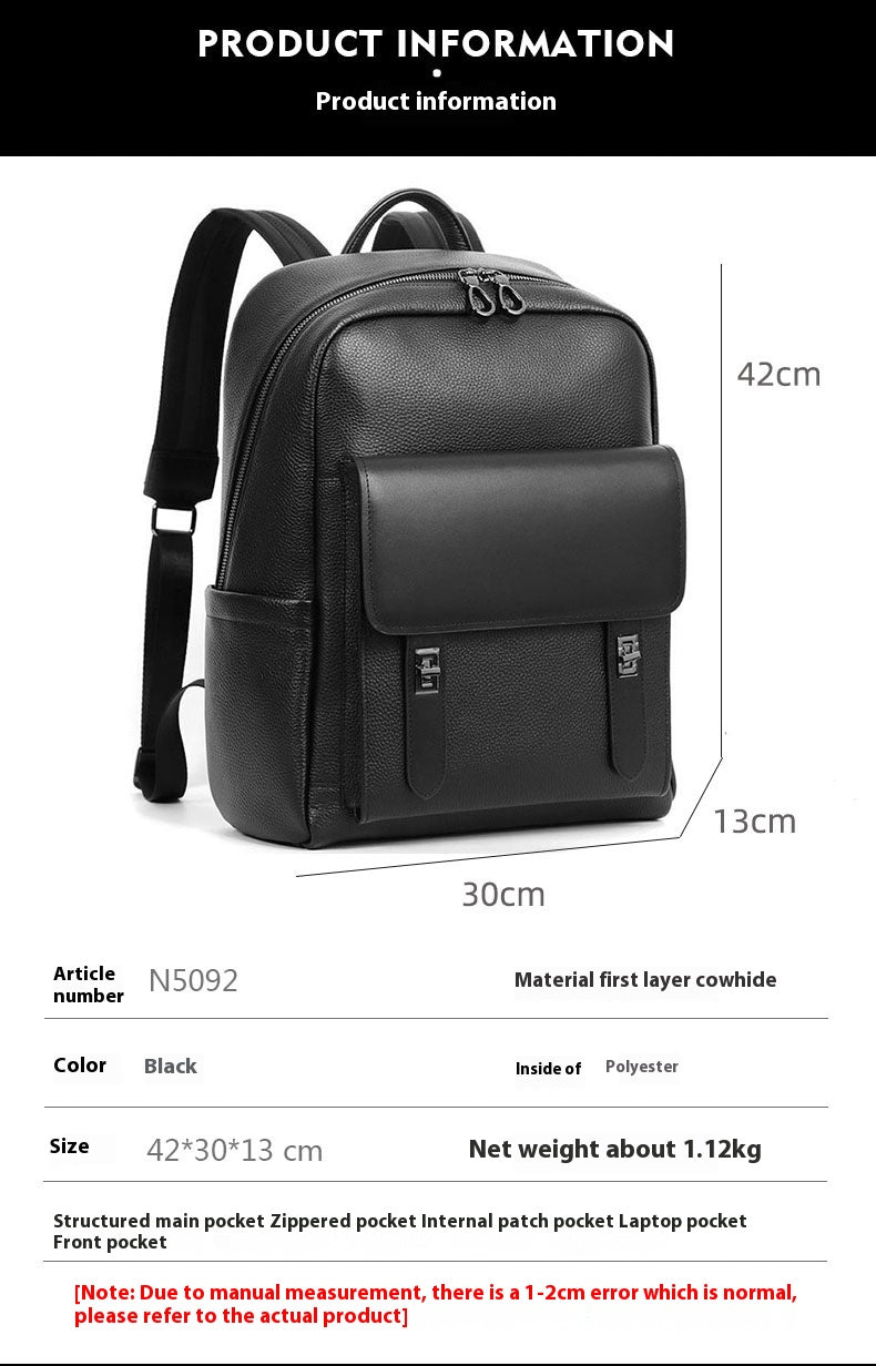 Grosser Business-Reise-Rucksack für Herren – Bild 8 | LuxeStyle