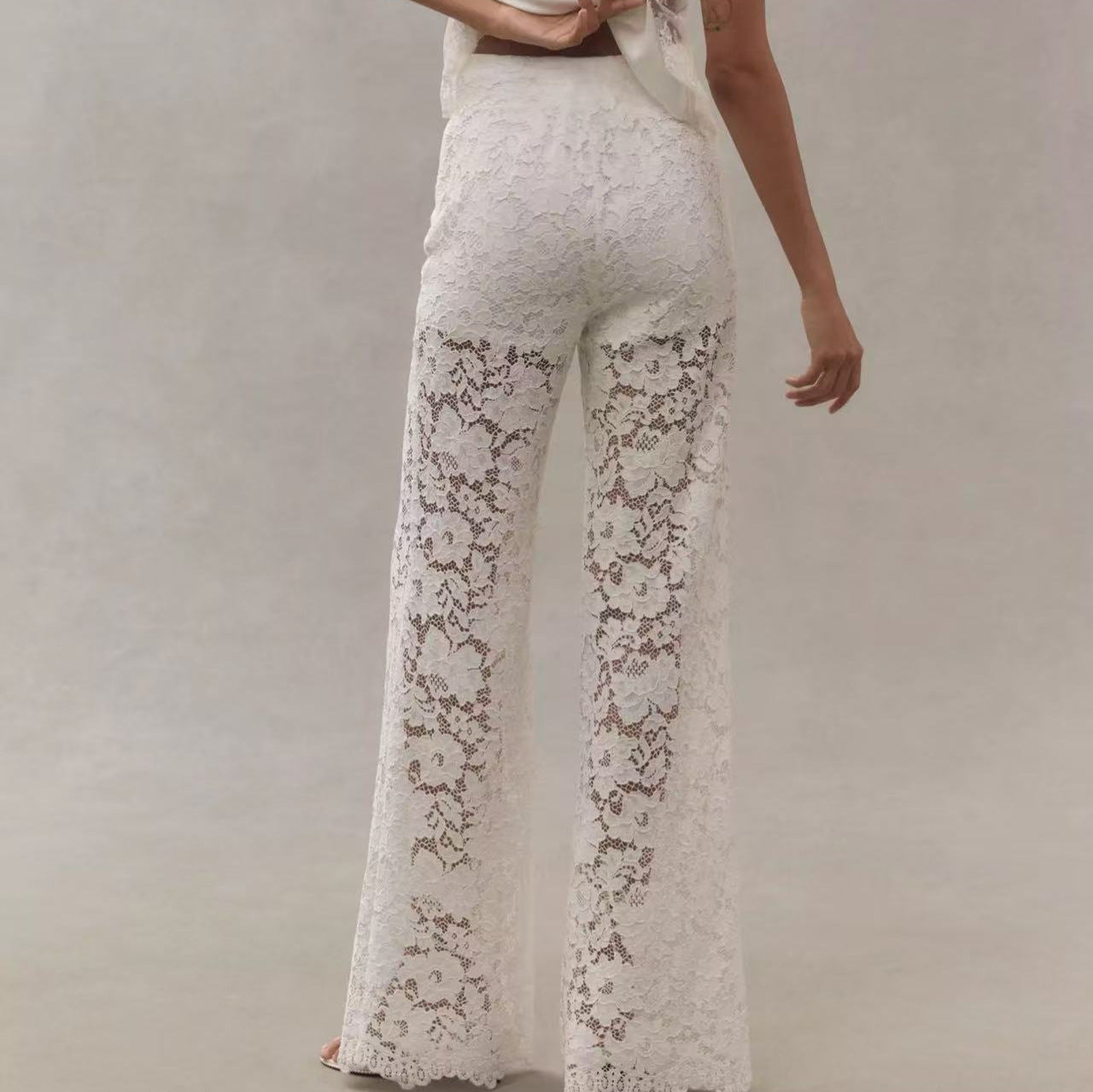 Spicy Girl High-Waist Patchwork Mesh Hose