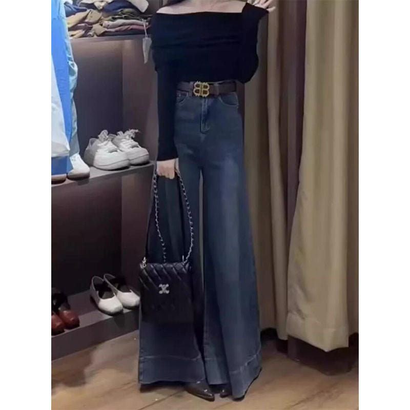 Stretch-Jeans mit weiter Passform