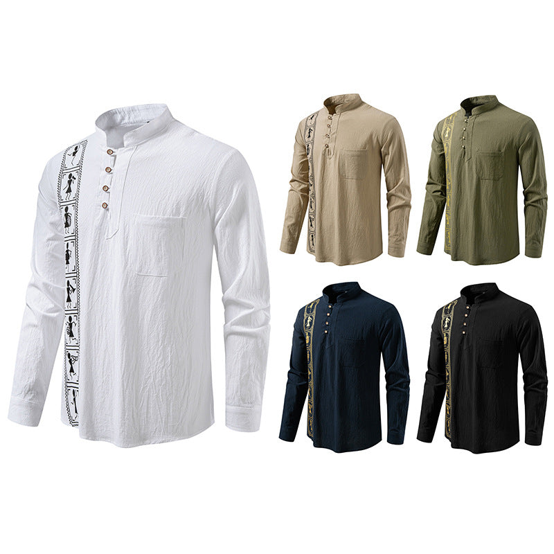 Herren Hemd aus Baumwolle-Leinen-Mix – Bild 8 | LuxeStyle