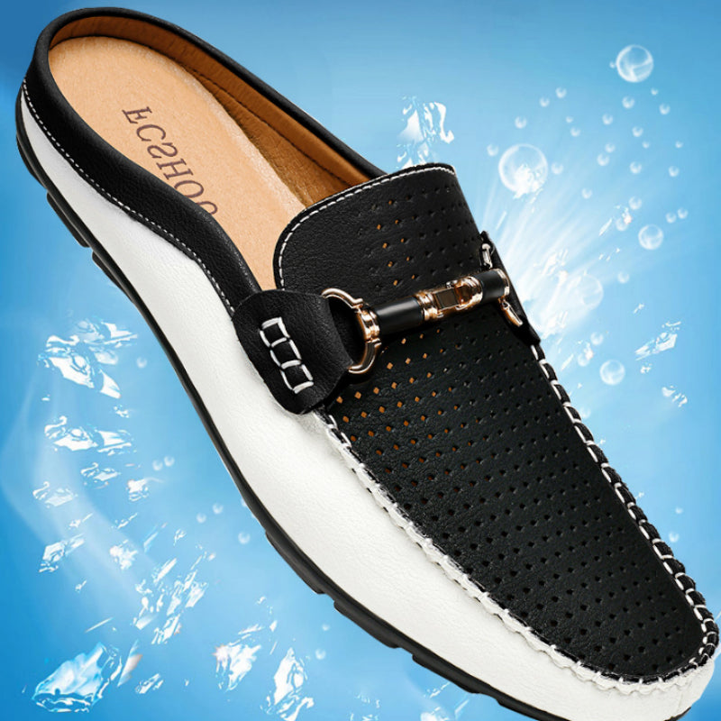 Atmungsaktive Herren Loafer aus Leder