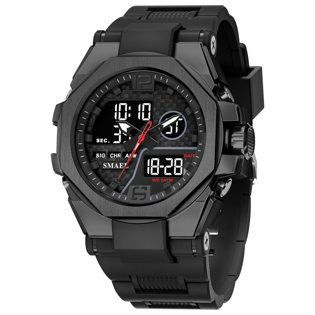 Taktische Sportuhr mit Dual-Display – Ansicht 6