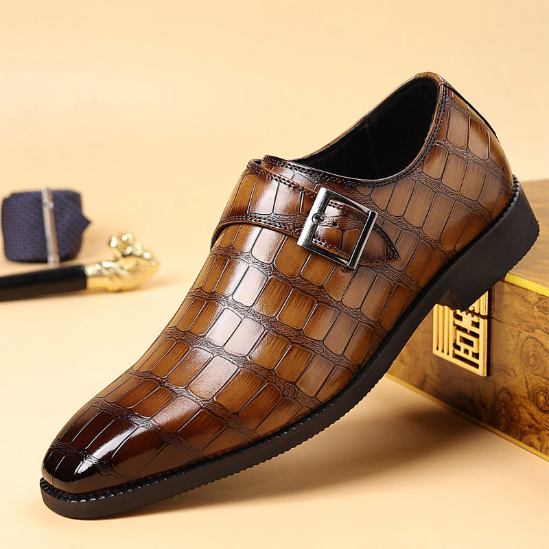 Strukturierte Herren Business-Schuhe