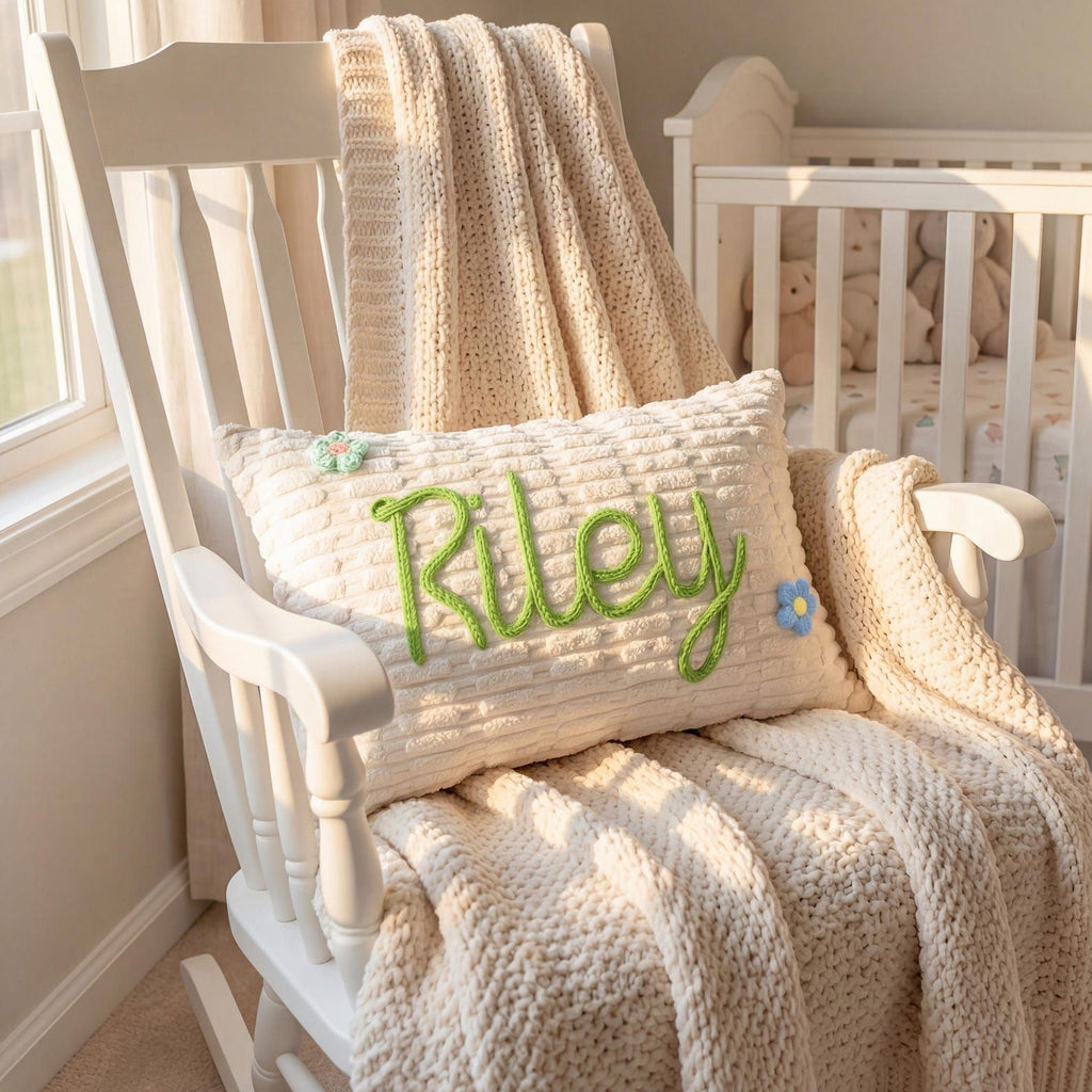 Personalisierter Babykissenbezug