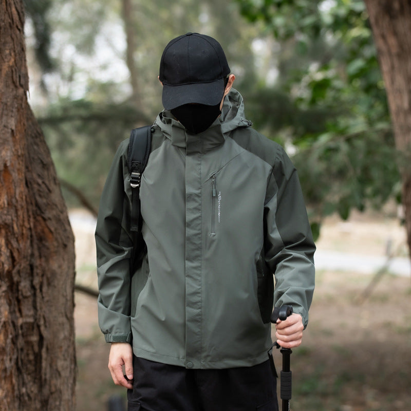 Wind- und wasserdichte Outdoor-Jacke für Herren
