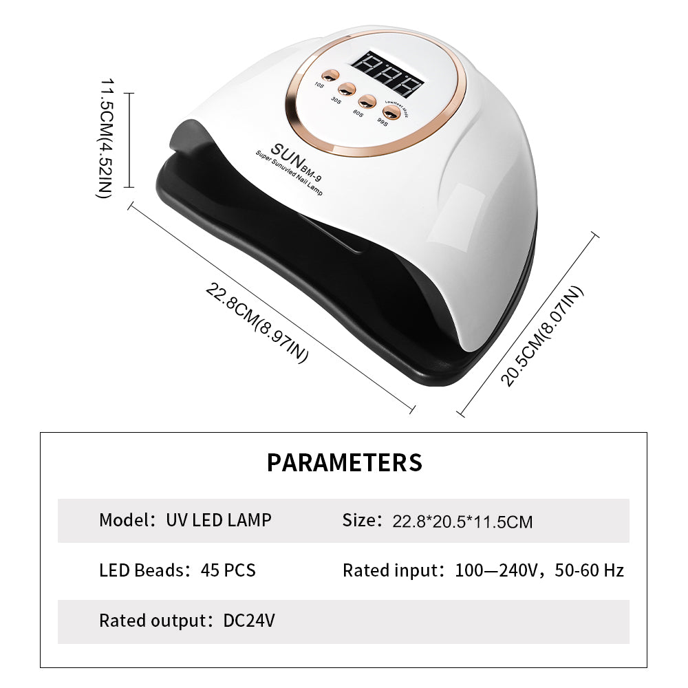 UV/LED Nagellampe mit Sensor & 4 Timer