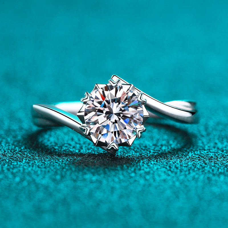 Herz-Ring aus 925 Sterling Silber