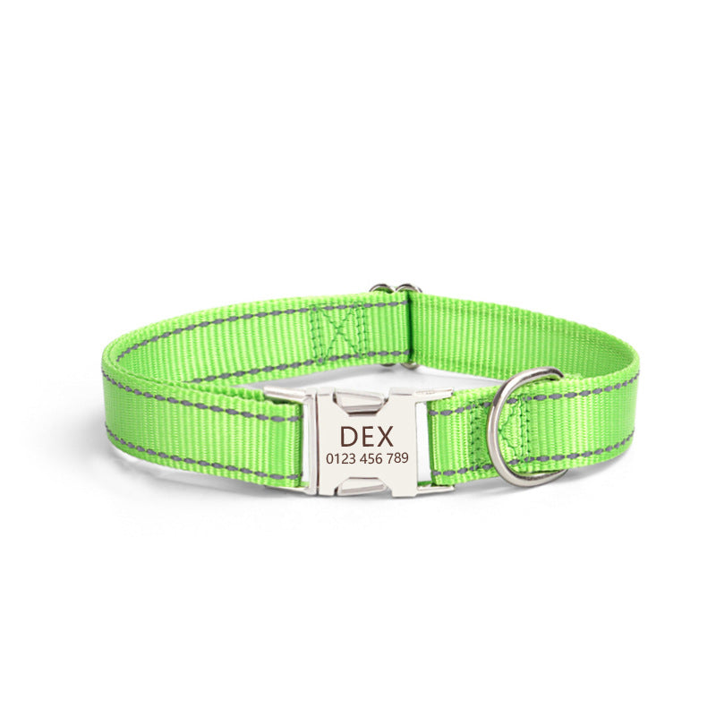 Reflektierendes Nylon-Hundehalsband