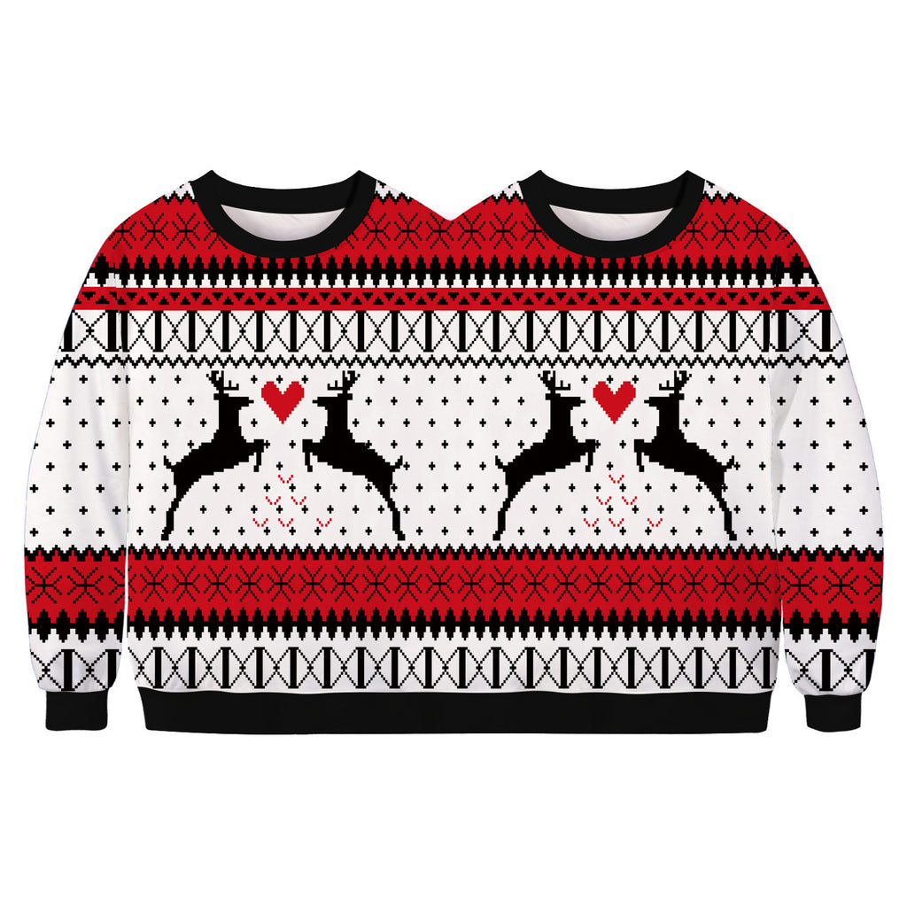 Weihnachts-Hoodie mit 3D-Digitaldruck – Bild 3 | LuxeStyle