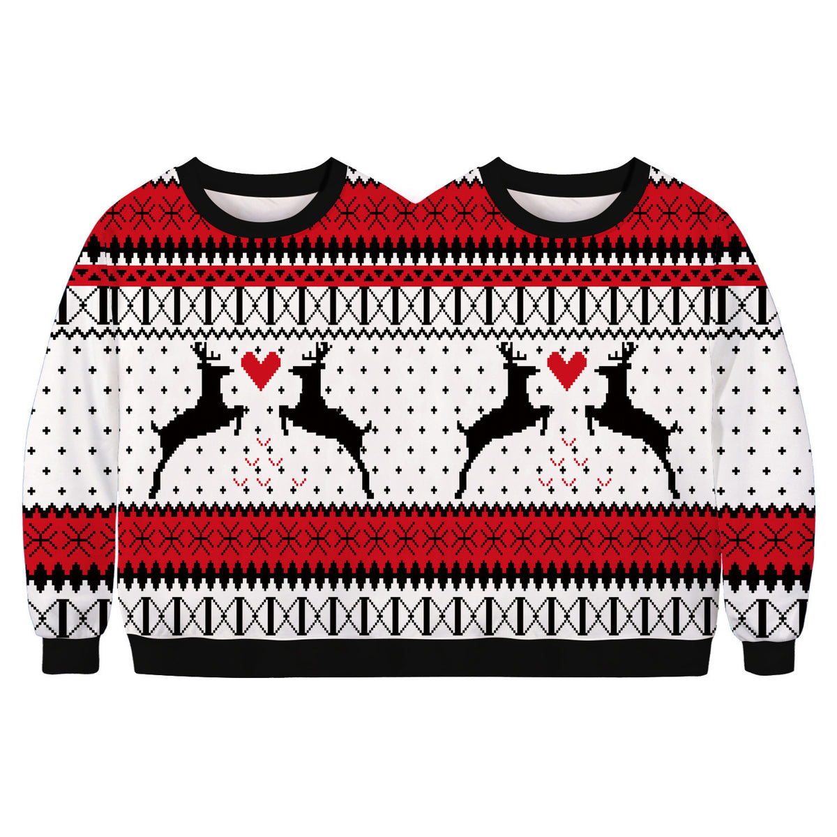 Weihnachts-Hoodie mit 3D-Digitaldruck – Bild 3 | LuxeStyle