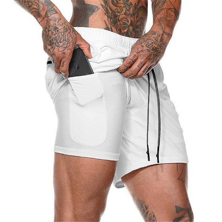 Kompression-Shorts mit Taschen