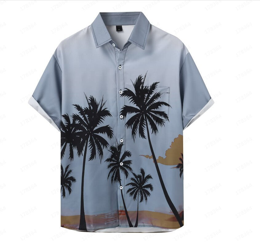 Hawaiihemd für Herren mit 3D-Print – Bild 12 | LuxeStyle