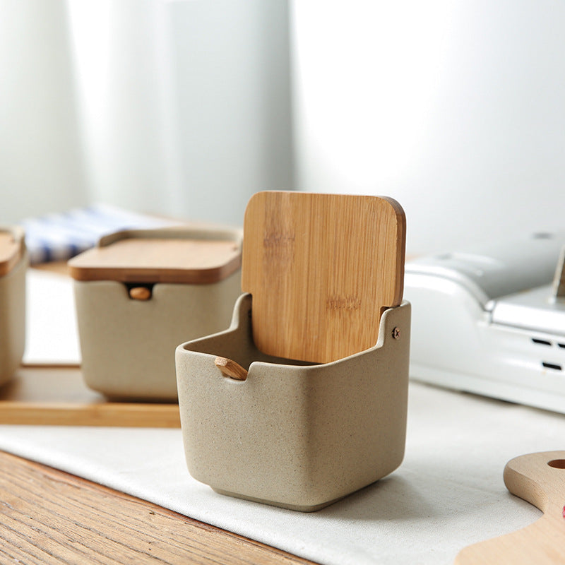 Keramik-Gewürzbox im Muschel-Design | LuxeStyle