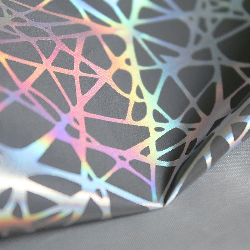 Reflektierender Stoff „Night Symphony“ Silber | LuxeStyle