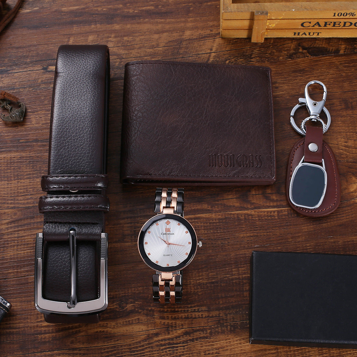 Uhr mit Chronograph und Spiralkrone – 38 mm | LuxeStyle