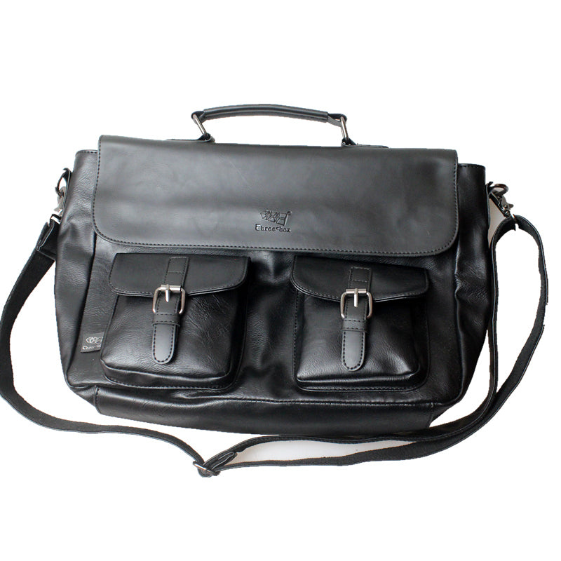 Japanische Retro Messenger Bag für Herren – Bild 2 | LuxeStyle