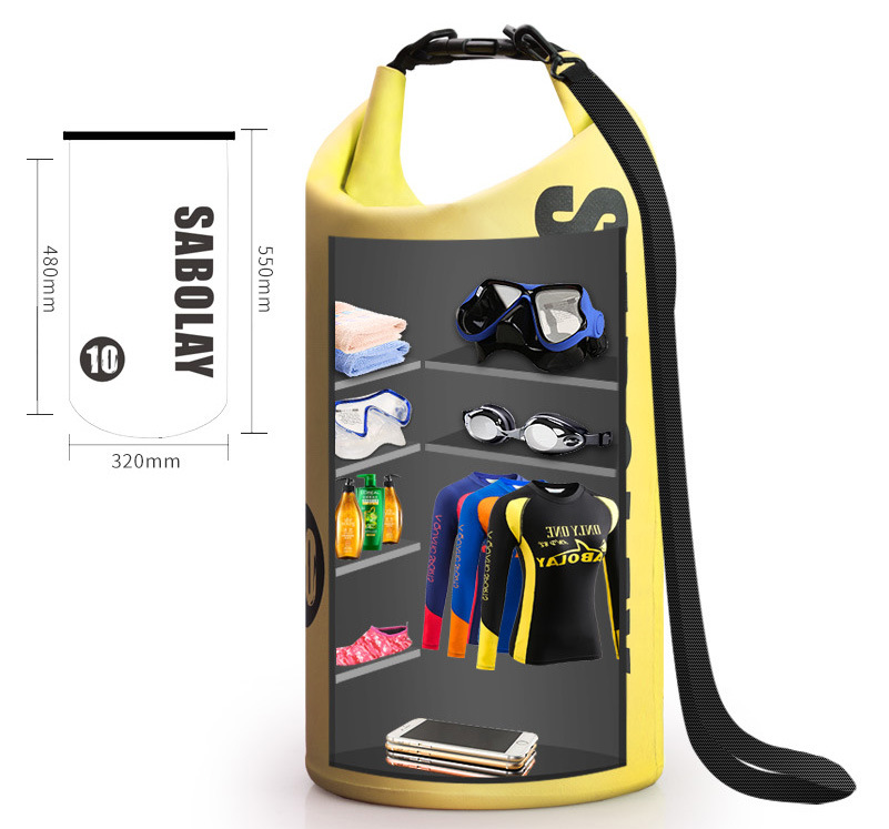Wasserdichter Outdoor-Rucksack aus PVC – Bild 5 | LuxeStyle