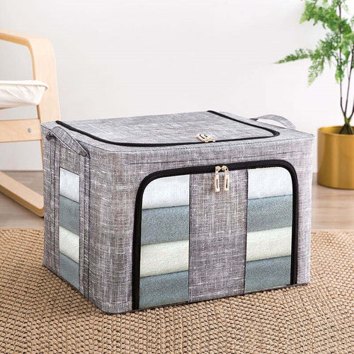 3er-Set faltbare Aufbewahrungsboxen mit Sichtfenster – Bild 2 | LuxeStyle