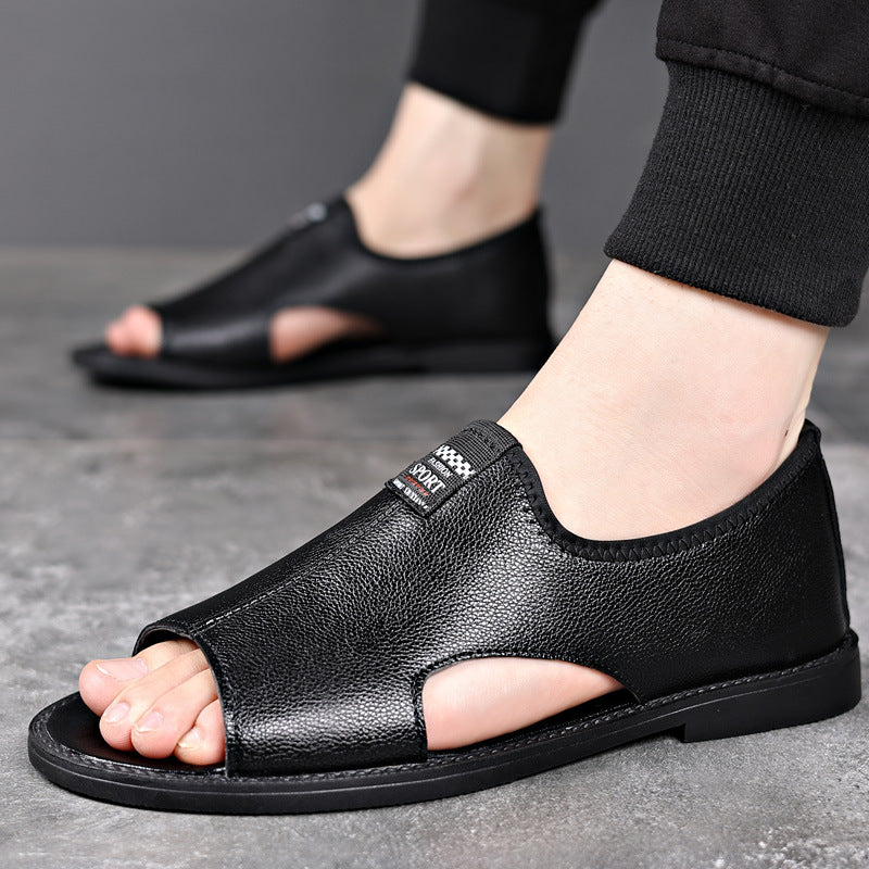 Roman Casual Sandalen aus weichem Leder