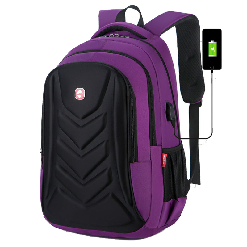 Laptop-Rucksack mit USB-Ladeanschluss und Diebstahlschutz – Bild 5 | LuxeStyle