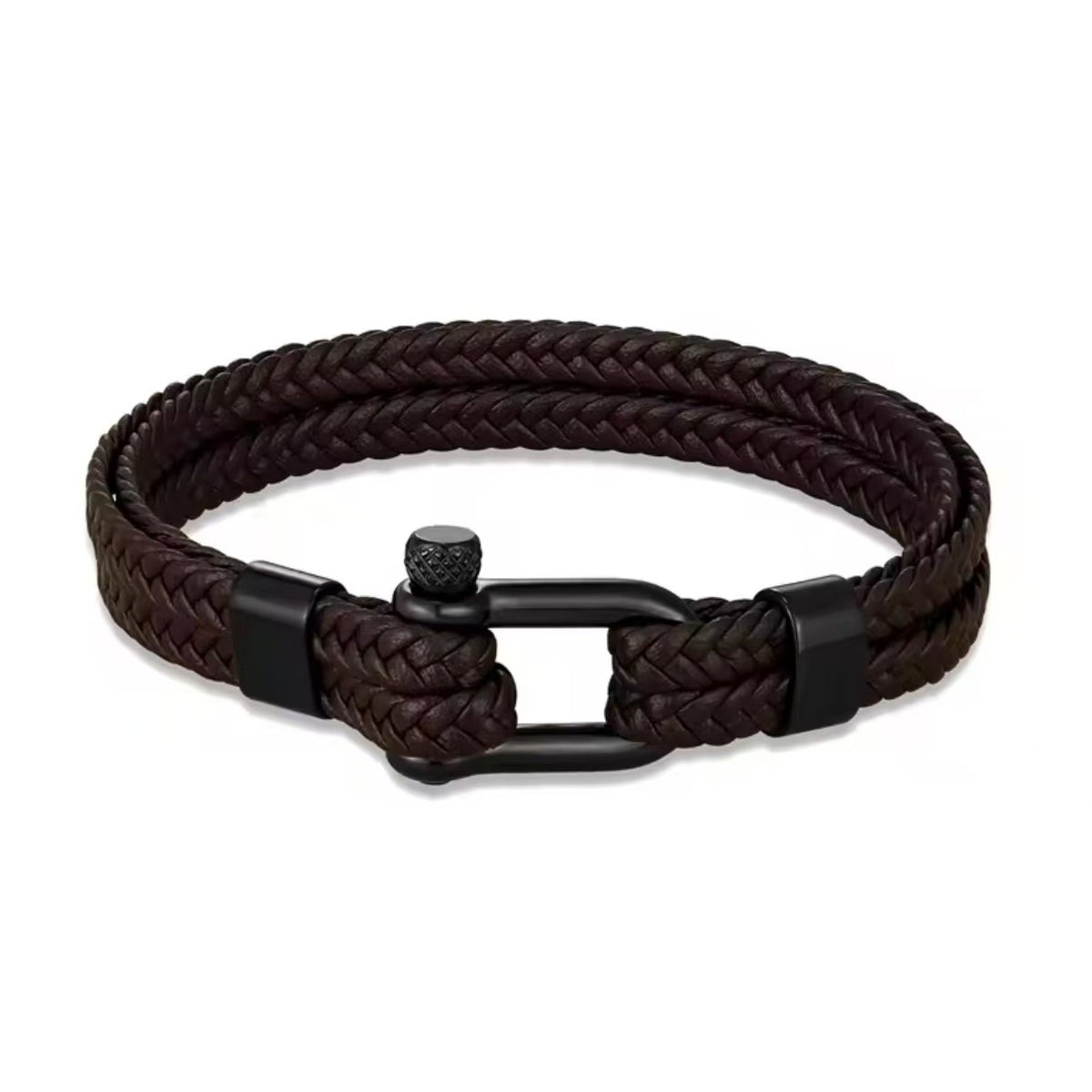 Geflochtenes Lederarmband mit Hufeisen-Schnalle – Bild 12 | LuxeStyle