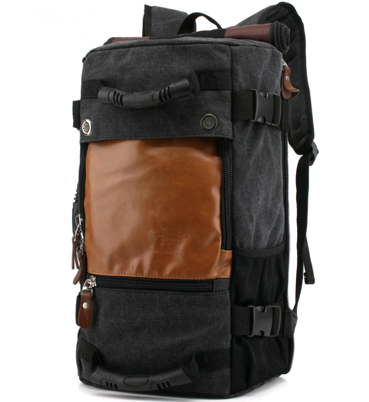 Grosser Canvas-Rucksack für Männer – Bild 6 | LuxeStyle