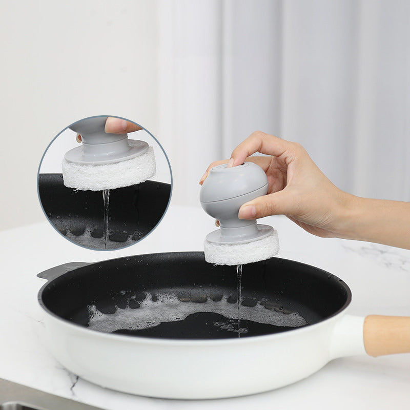 Spülbürste mit Seifenbehälter für Töpfe und Pfannen – Bild 4 | LuxeStyle