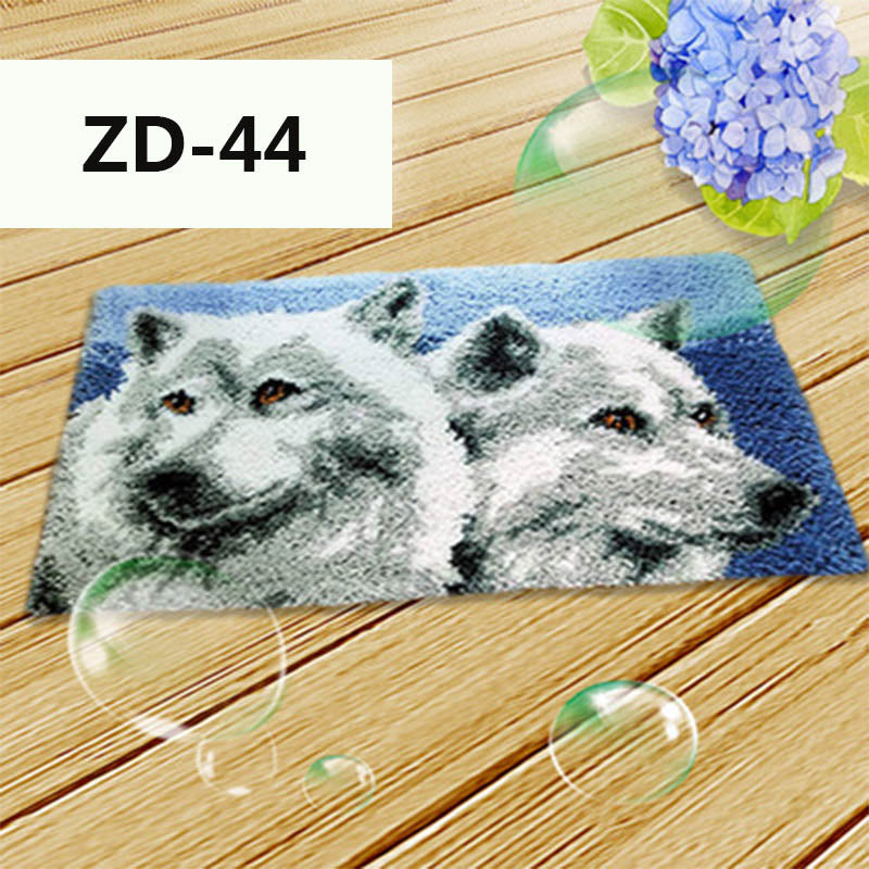 DIY Knüpfteppich-Set für Anfänger (50x30cm) – Bild 4 | LuxeStyle