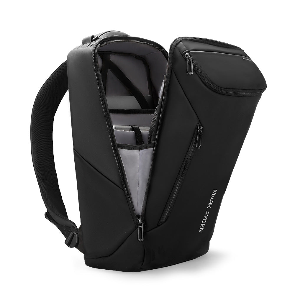 Rucksack mit USB-Ladeanschluss und Laptopfach – Bild 12 | LuxeStyle