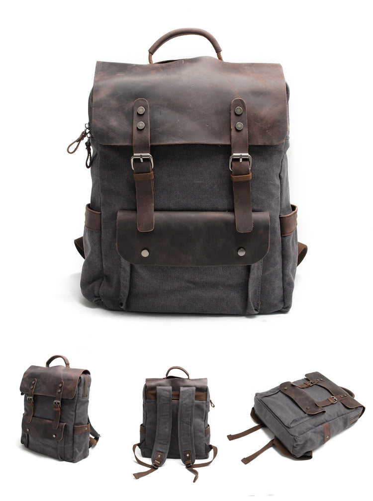 Vintage Canvas Rucksack | LuxeStyle
